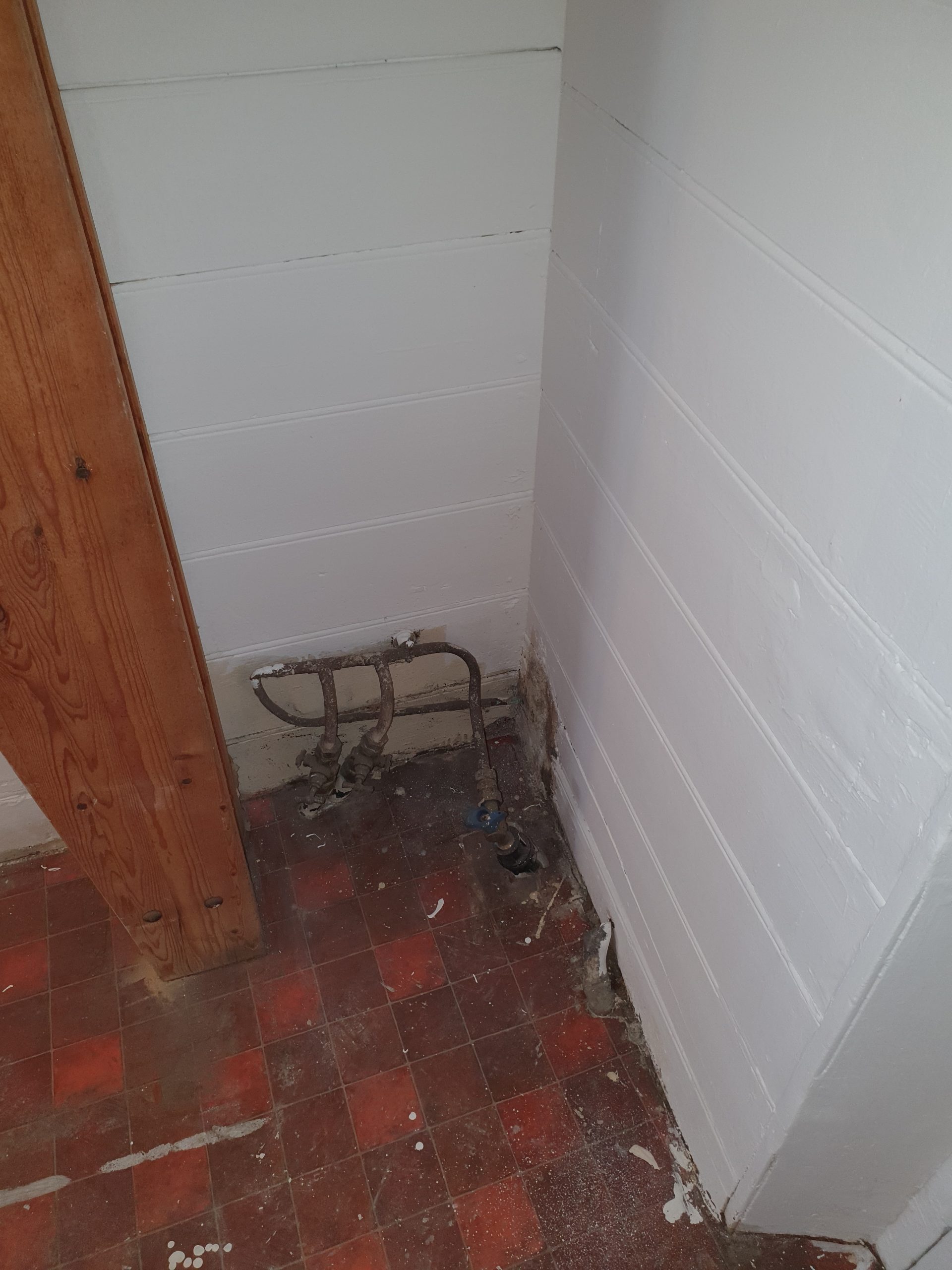 Installation d'un réducteur de pression - avant - à La Ferté-Vidame (28)