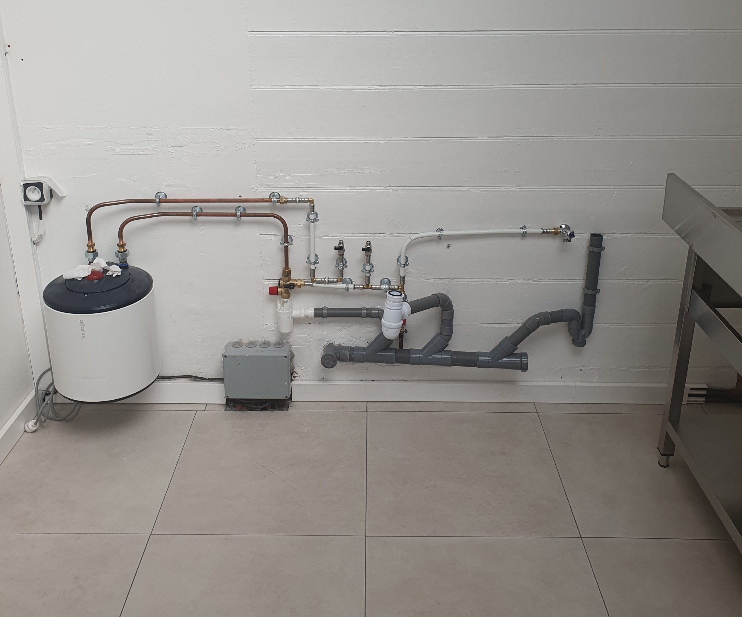 Rénovation d'un circuit d'alimentation en eau - après - à La Ferté-Vidame (28)